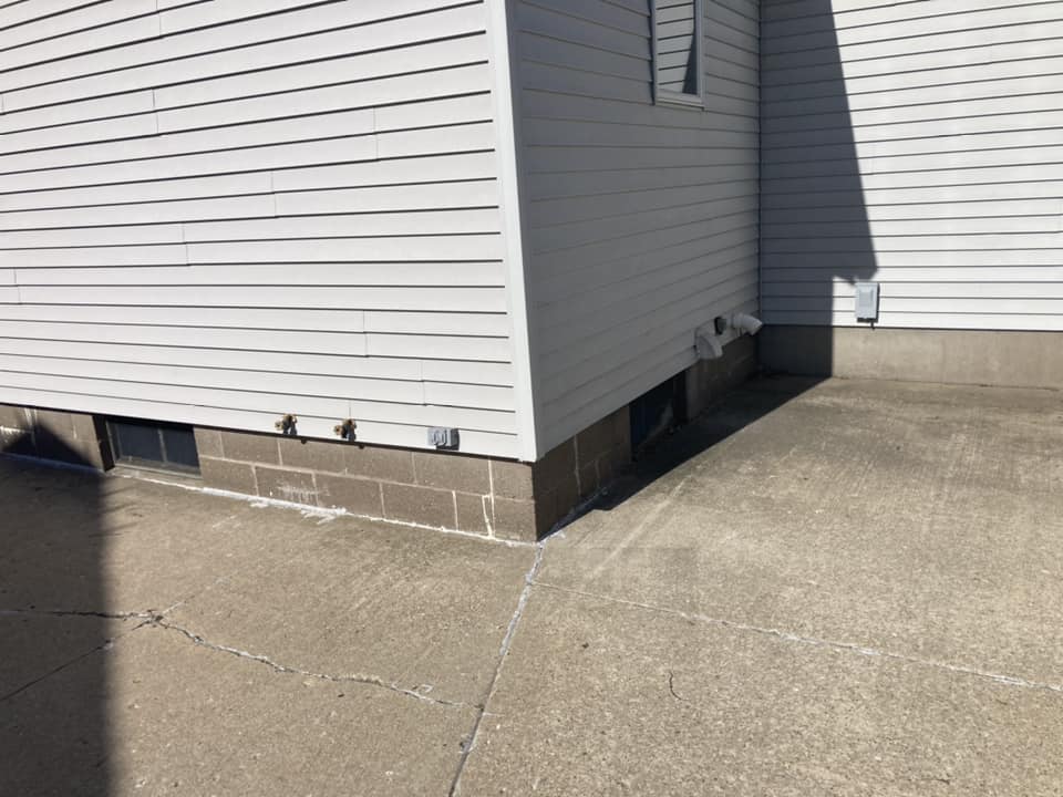 Original siding on a home in Durant, Iowa