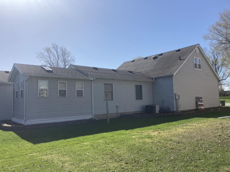 Side of home - Original siding on a home in Durant, Iowa