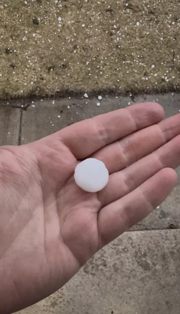Hail in Iowa