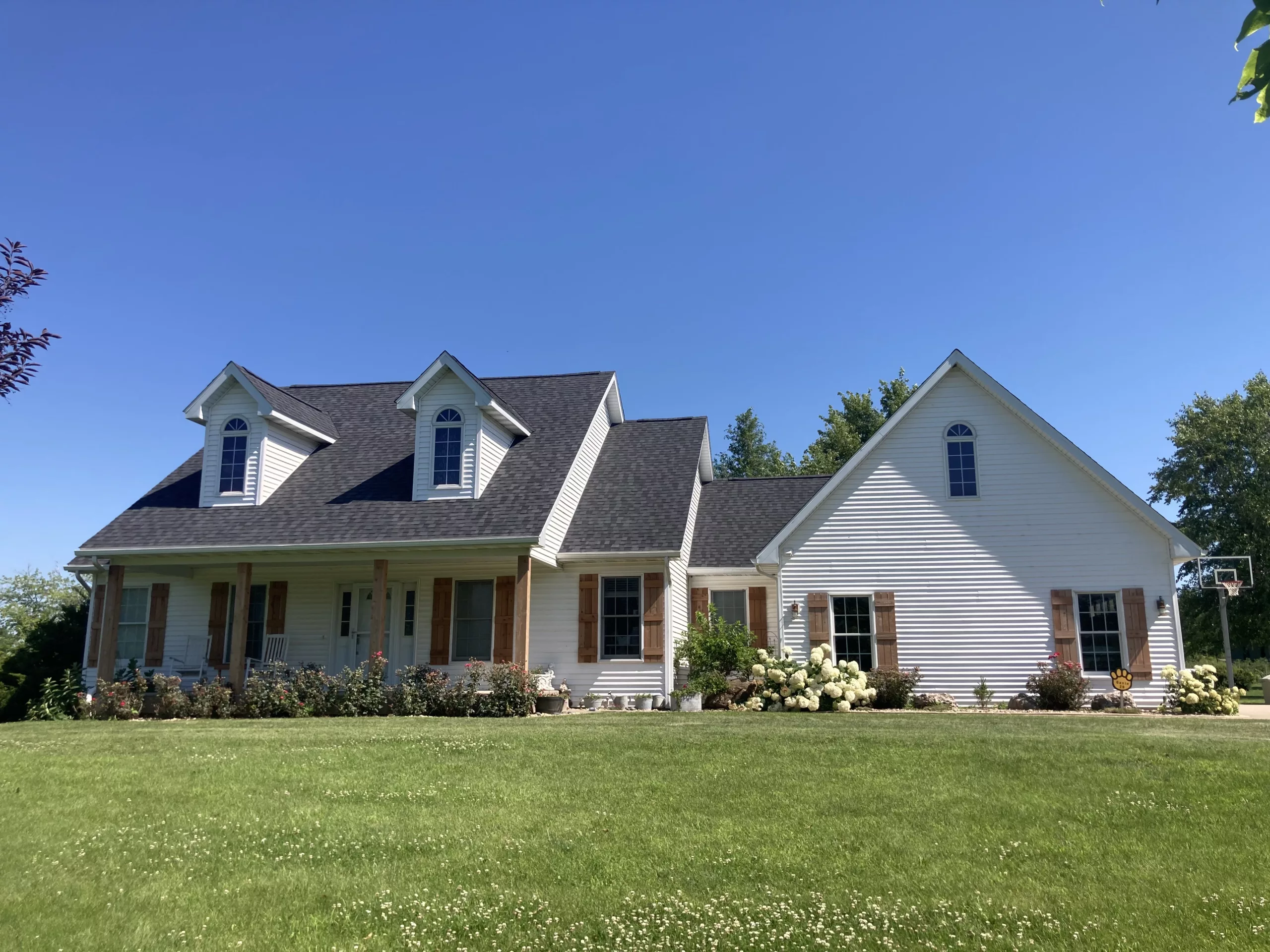 Finished Roof Replacement Completed in Tipton, Iowa